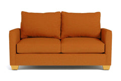 Tuxedo Loveseat :: Leg Finish: Natural / Size: Loveseat - 61&quot;w