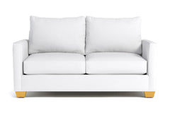 Tuxedo Loveseat :: Leg Finish: Natural / Size: Loveseat - 61&quot;w