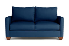 Tuxedo Loveseat :: Leg Finish: Pecan / Size: Loveseat - 61"w