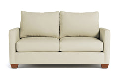 Tuxedo Loveseat :: Leg Finish: Pecan / Size: Loveseat - 61"w