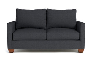Tuxedo Apartment Size Sofa :: Leg Finish: Pecan / Size: Apartment Size - 69
