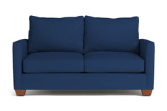 Tuxedo Apartment Size Sofa :: Leg Finish: Pecan / Size: Apartment Size - 69"w