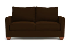Tuxedo Loveseat :: Leg Finish: Pecan / Size: Loveseat - 61"w