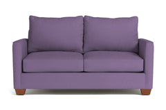 Tuxedo Apartment Size Sofa :: Leg Finish: Pecan / Size: Apartment Size - 69"w