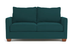 Tuxedo Loveseat :: Leg Finish: Pecan / Size: Loveseat - 61"w
