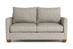Tuxedo Loveseat :: Leg Finish: Pecan / Size: Loveseat - 61"w
