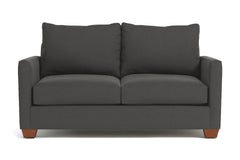 Tuxedo Loveseat :: Leg Finish: Pecan / Size: Loveseat - 61"w