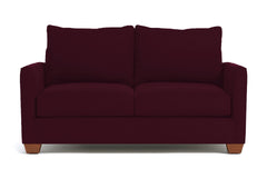 Tuxedo Apartment Size Sofa :: Leg Finish: Pecan / Size: Apartment Size - 69"w
