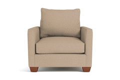 Tuxedo Chair :: Leg Finish: Pecan