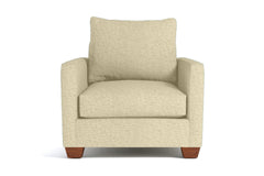 Tuxedo Chair :: Leg Finish: Pecan