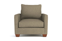 Tuxedo Chair :: Leg Finish: Pecan