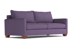 Tuxedo Queen Size Sleeper Sofa Bed :: Leg Finish: Pecan / Sleeper Option: Memory Foam Mattress