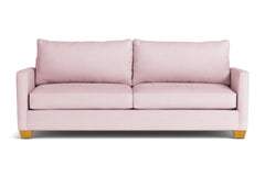 Tuxedo Queen Size Sleeper Sofa Bed :: Leg Finish: Natural / Sleeper Option: Deluxe Innerspring Mattress