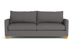 Tuxedo Queen Size Sleeper Sofa Bed :: Leg Finish: Natural / Sleeper Option: Deluxe Innerspring Mattress
