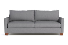 Tuxedo Sofa :: Leg Finish: Pecan