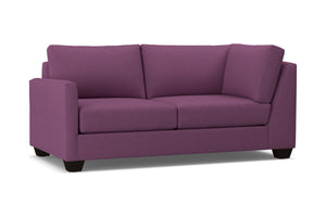 Tuxedo Left Arm Corner Apt Size Sofa :: Leg Finish: Espresso / Configuration: LAF - Chaise on the Left