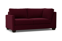 Tuxedo Left Arm Corner Apt Size Sofa :: Leg Finish: Espresso / Configuration: LAF - Chaise on the Left