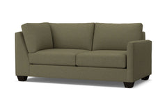 Tuxedo Right Arm Corner Apt Size Sofa :: Leg Finish: Espresso / Configuration: RAF - Chaise on the Right