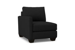 Tuxedo Left Arm Chair :: Leg Finish: Espresso / Configuration: LAF - Chaise on the Left