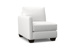 Tuxedo Left Arm Chair :: Leg Finish: Espresso / Configuration: LAF - Chaise on the Left