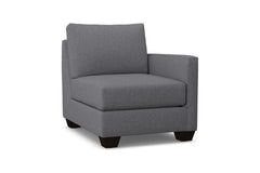 Tuxedo Right Arm Chair :: Leg Finish: Espresso / Configuration: RAF - Chaise on the Right