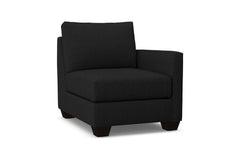 Tuxedo Right Arm Chair :: Leg Finish: Espresso / Configuration: RAF - Chaise on the Right
