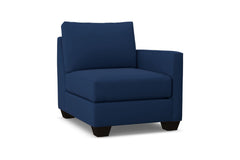 Tuxedo Right Arm Chair :: Leg Finish: Espresso / Configuration: RAF - Chaise on the Right