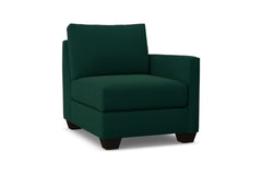 Tuxedo Right Arm Chair :: Leg Finish: Espresso / Configuration: RAF - Chaise on the Right