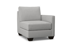 Tuxedo Right Arm Chair :: Leg Finish: Espresso / Configuration: RAF - Chaise on the Right