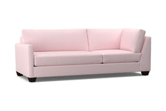 Tuxedo Left Arm Corner Sofa :: Leg Finish: Espresso / Configuration: LAF - Chaise on the Left