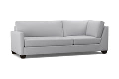 Tuxedo Left Arm Corner Sofa :: Leg Finish: Espresso / Configuration: LAF - Chaise on the Left