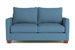 Tuxedo Apartment Size Sofa :: Leg Finish: Pecan / Size: Apartment Size - 69"w