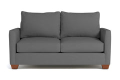 Tuxedo Apartment Size Sofa :: Leg Finish: Pecan / Size: Apartment Size - 69"w