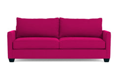 Tuxedo Queen Size Sleeper Sofa Bed :: Leg Finish: Espresso / Sleeper Option: Memory Foam Mattress