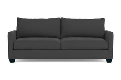 Tuxedo Queen Size Sleeper Sofa Bed :: Leg Finish: Espresso / Sleeper Option: Memory Foam Mattress