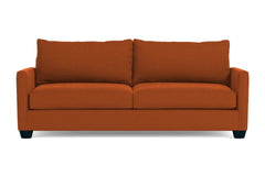 Tuxedo Queen Size Sleeper Sofa Bed :: Leg Finish: Espresso / Sleeper Option: Memory Foam Mattress