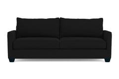 Tuxedo Queen Size Sleeper Sofa Bed :: Leg Finish: Espresso / Sleeper Option: Memory Foam Mattress