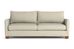 Tuxedo Sofa :: Leg Finish: Pecan