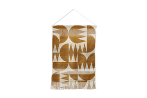 Woodblock Pattern Wall Hanging by Alisa Galitsyna