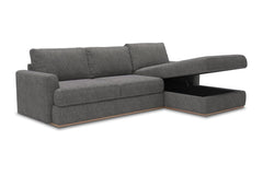 Camden 2pc Storage Sectional Sofa :: Configuration: RAF - Chaise on the Right