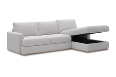 Camden 2pc Storage Sectional Sofa :: Configuration: RAF - Chaise on the Right