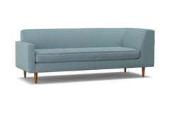 Monroe Left Arm Corner Sofa :: Leg Finish: Pecan / Configuration: LAF - Chaise on the Left
