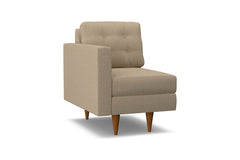 Logan Left Arm Chair :: Leg Finish: Pecan / Configuration: LAF - Chaise on the Left