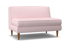 Monroe Armless Loveseat :: Leg Finish: Pecan