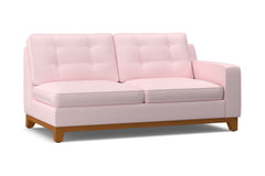 Brentwood Right Arm Apartment Size Sofa :: Leg Finish: Pecan / Configuration: RAF - Chaise on the Right