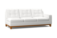 Brentwood Right Arm Sofa :: Leg Finish: Pecan / Configuration: RAF - Chaise on the Right