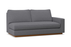 Harper Right Arm Apt Size Sofa w/ Benchseat :: Leg Finish: Pecan / Configuration: RAF - Chaise on the Right