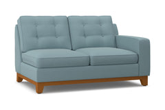 Brentwood Right Arm Loveseat :: Leg Finish: Pecan / Configuration: RAF - Chaise on the Right