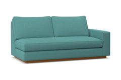 Harper Right Arm Apt Size Sofa w/ Benchseat :: Leg Finish: Pecan / Configuration: RAF - Chaise on the Right