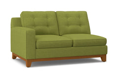 Brentwood Left Arm Loveseat :: Leg Finish: Pecan / Configuration: LAF - Chaise on the Left